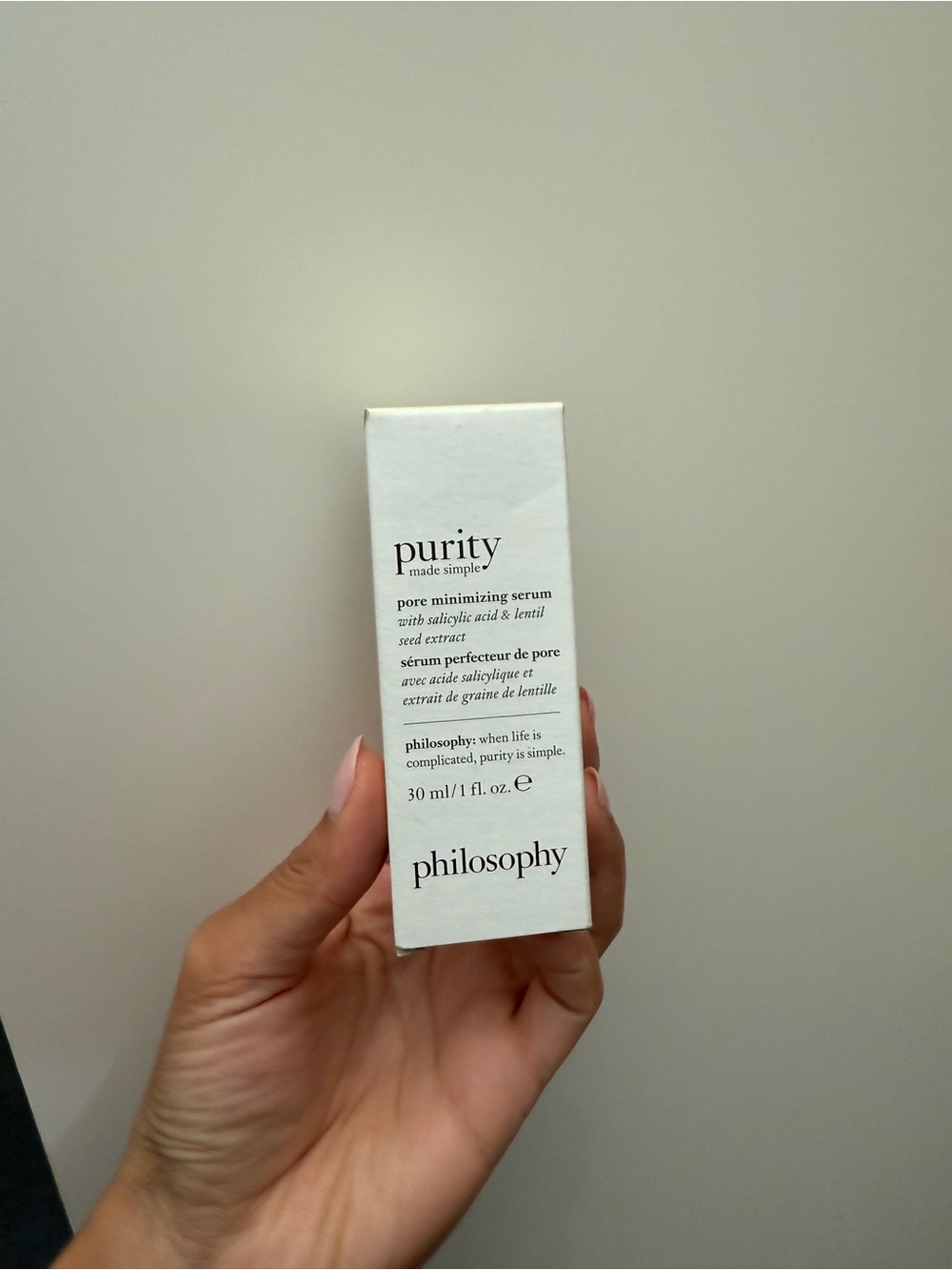 Philosophy Purity Pore Minimizing Serum - White